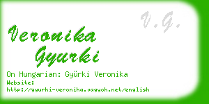 veronika gyurki business card