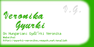 veronika gyurki business card